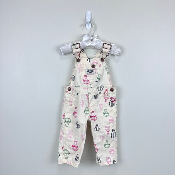 OshKosh B'gosh Hot Air Balloon Overalls 6 Months - Picture 5 of 6